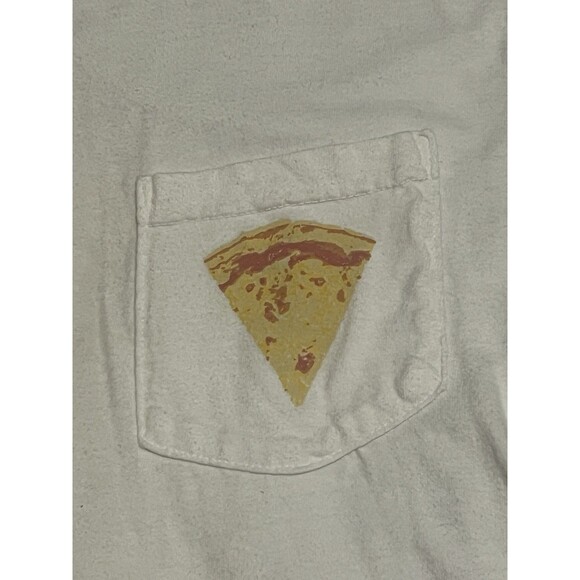 Barstool Sports One Bite Everybody Knows The Rule Pizza Medium Pocket Tee Shirt - Picture 3 of 5